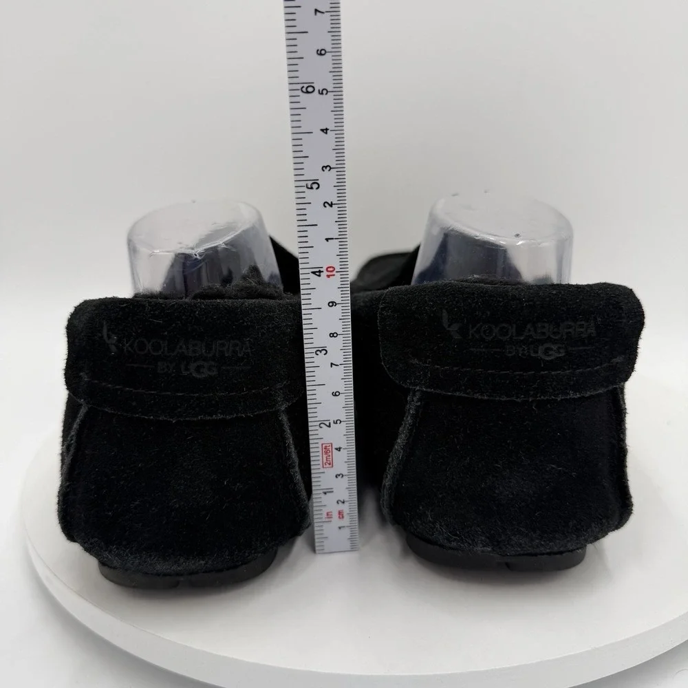Koolaburra‎ UGG Tipton Shoes Mens Size 14 Black Suede Moccasin Slippers Loafers